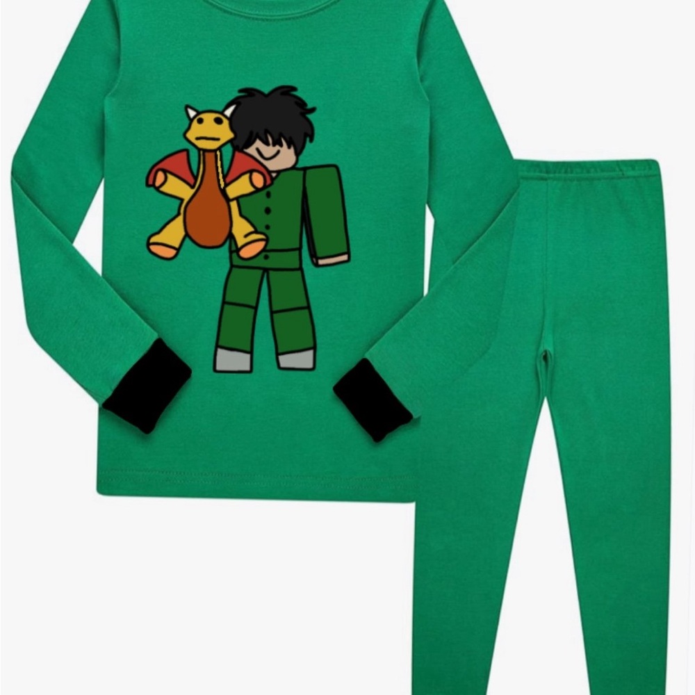 Roblox Pajamas for Kids - Green